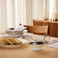 bernardaud divine gravy boat grey