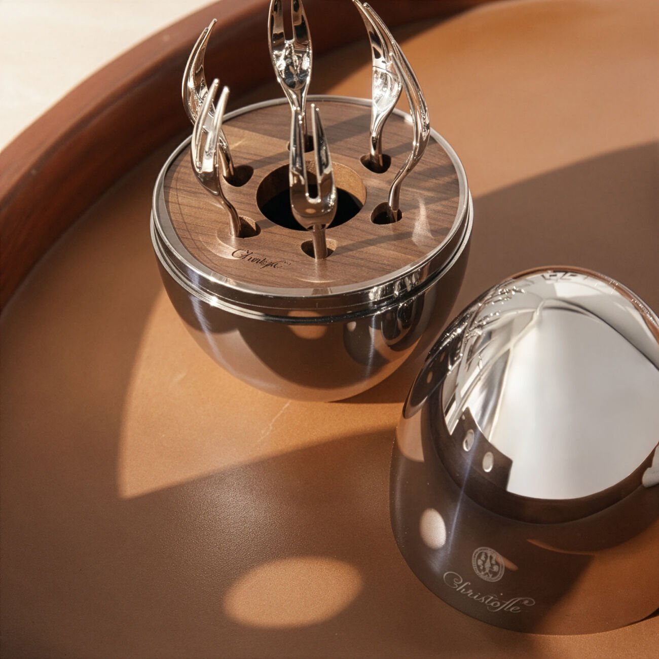 christofle mood mini cocktail fork silver set of 6