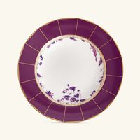 bernardaud prunus bread butter plate round purple 16cm