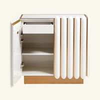 جوناثان أدلر خزانة كيكي الصغيرة بيضاء