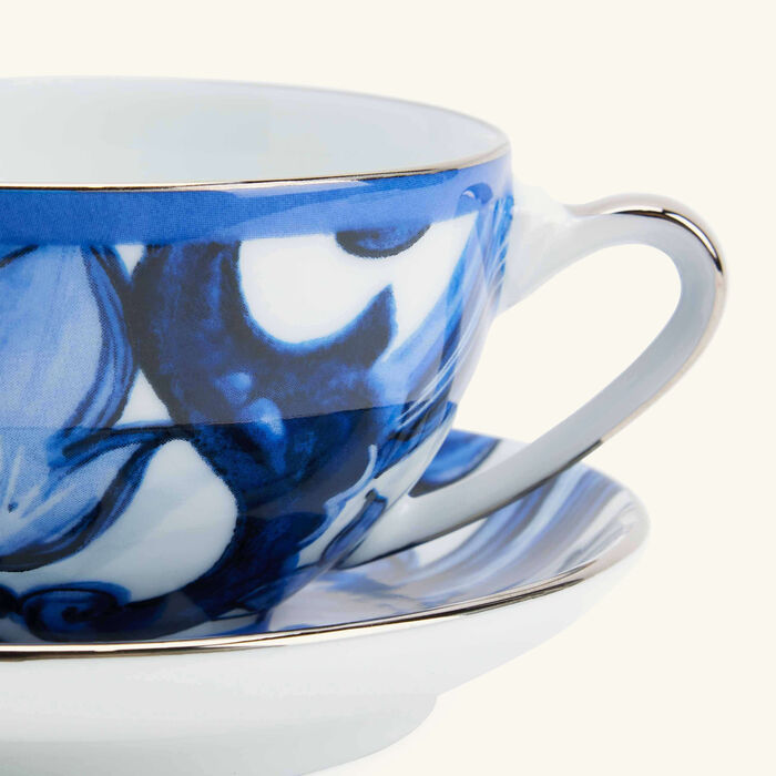 dolce gabbana casa blu mediterraneo tea set blue