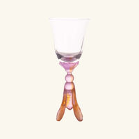 Or d'Abeille Champagne Glasses Pink Set Of 6 daum or d abeille champagne glasses pink set of 6