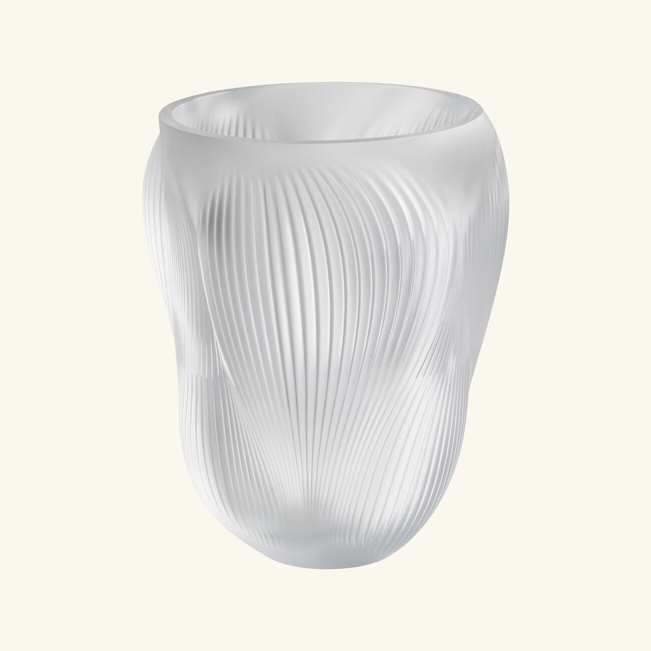 lalique alize vase large clear