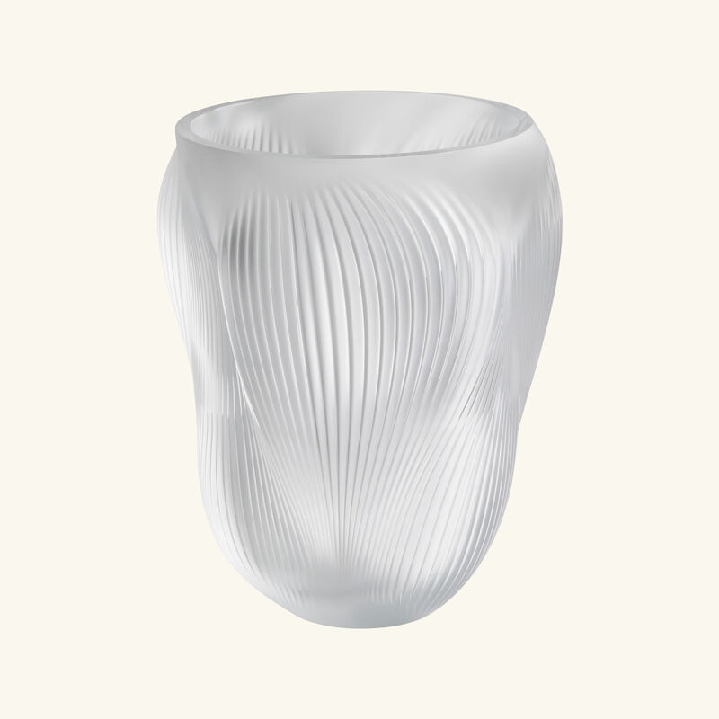 lalique alize vase large clear