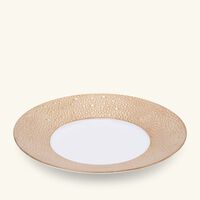 bernardaud ecume bread   butter plate round gold 16cm