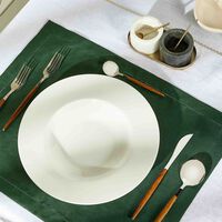 catherine denoual feliz placemat dark green set of 6