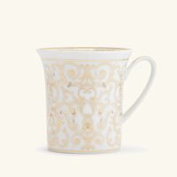 versace medusa gala gold mug white