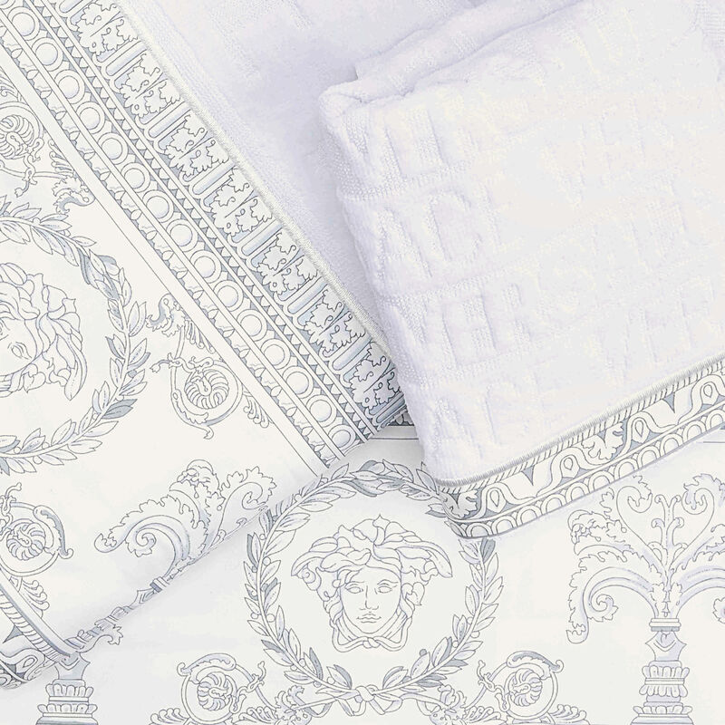 versace i love baroque towels white set of 5