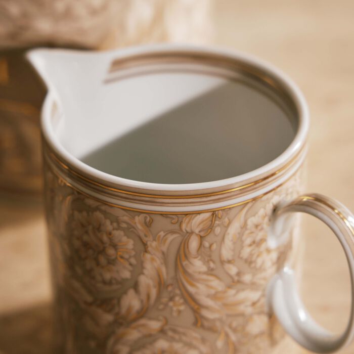 versace barocco beige creamer