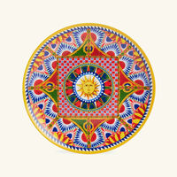 dolce gabbana casa carretto dinner plate round 26cm set of 2