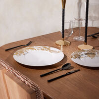 haviland stanislas dinner plate round gold 29cm