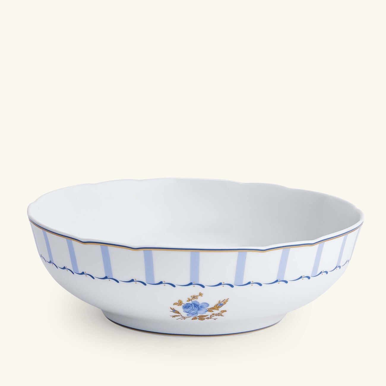 bernardaud brocante salad bowl blue 25cm
