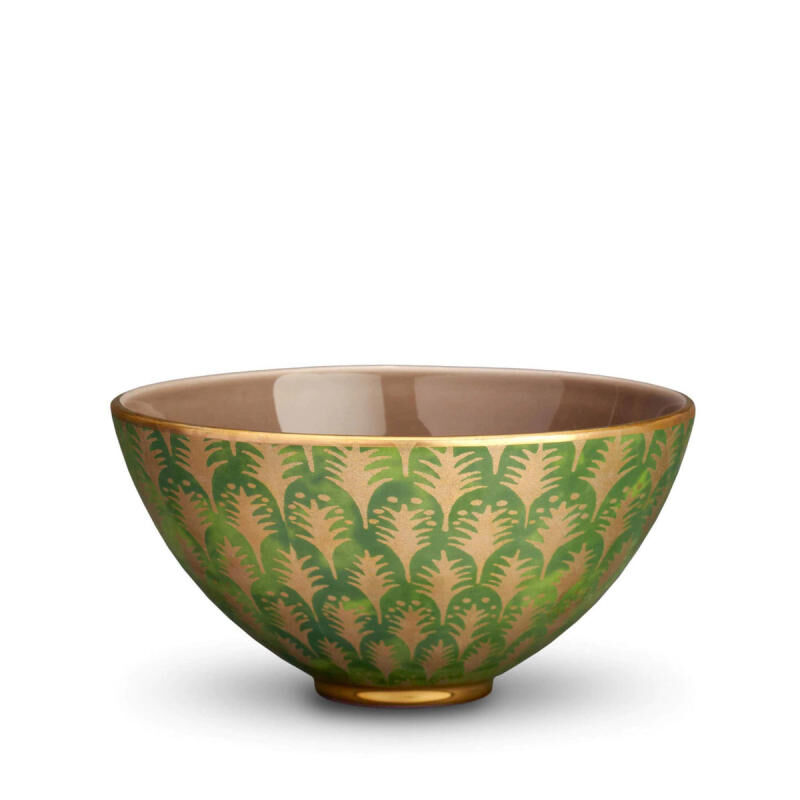 Fortuny Piumette Green Medium Bowl, large