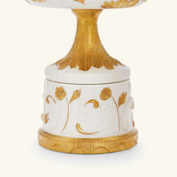 villari taormina footed fruit bowl white