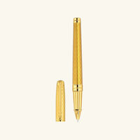 st dupont line d eternity honey rollerball pen gold