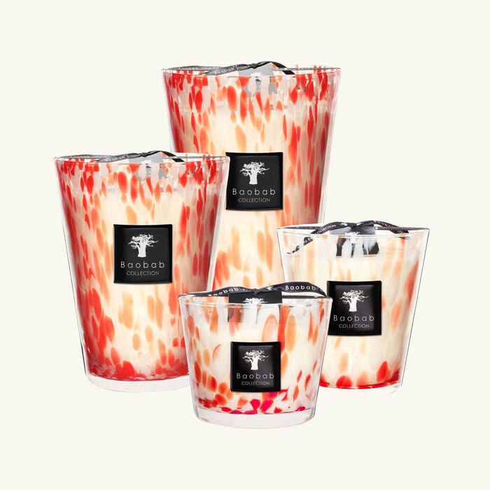 baobab collection pearls coral candle maxi max
