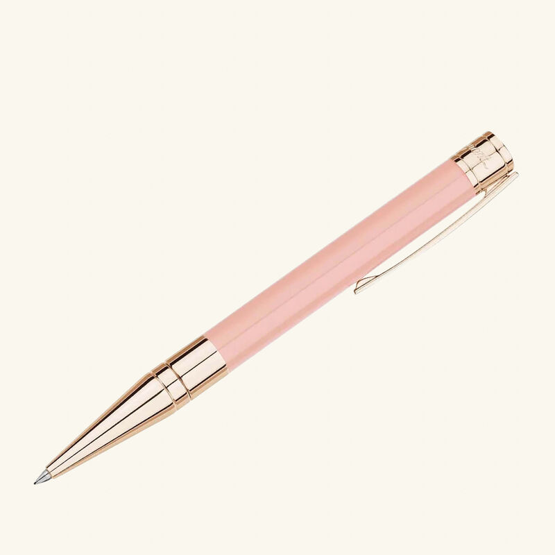 D-Initial Ballpoint Pen Pink st dupont d initial ballpoint pen pink