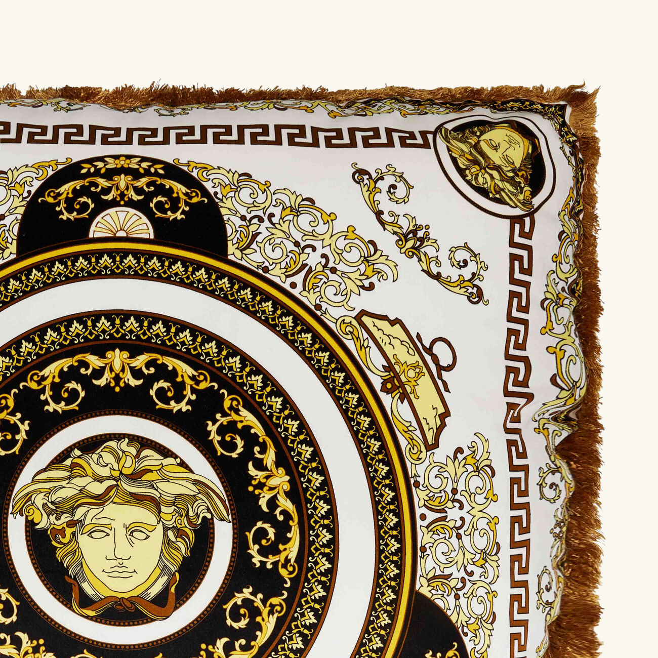 versace medusa gala reversible pillow