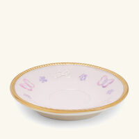 فنجان الشاي العربي باترفلاي مع صحنه وردي فيلاري فنجان الشاي العربي باترفلاي مع صحنه وردي