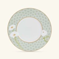 bernardaud praiana bread   butter plate round green 16cm