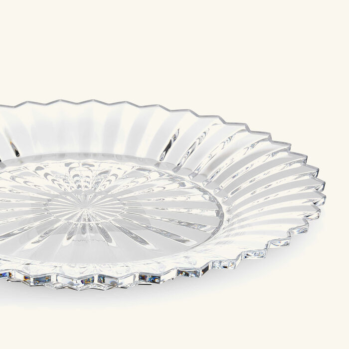 baccarat mille nuits salad plate round clear 21cm