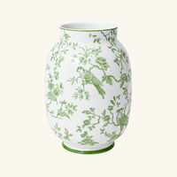 Albertine Vase Round Medium Green bernardaud albertine vase round medium green