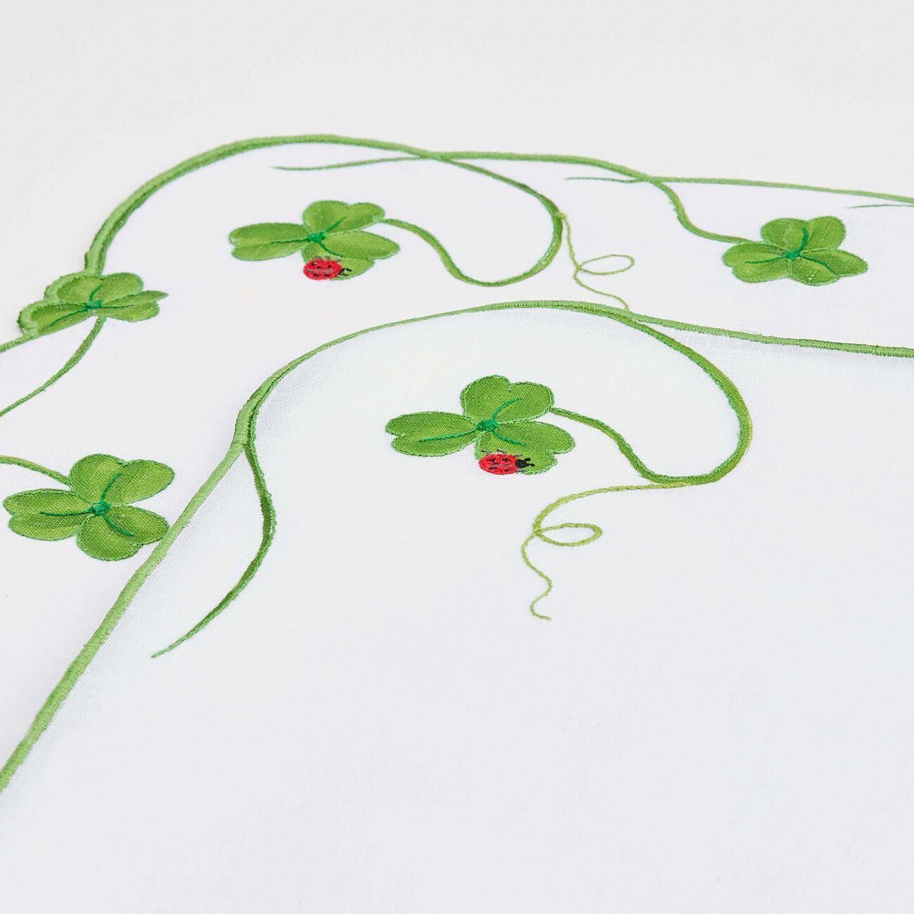 atelier houriatazi lucky placemat napkin green set of 4