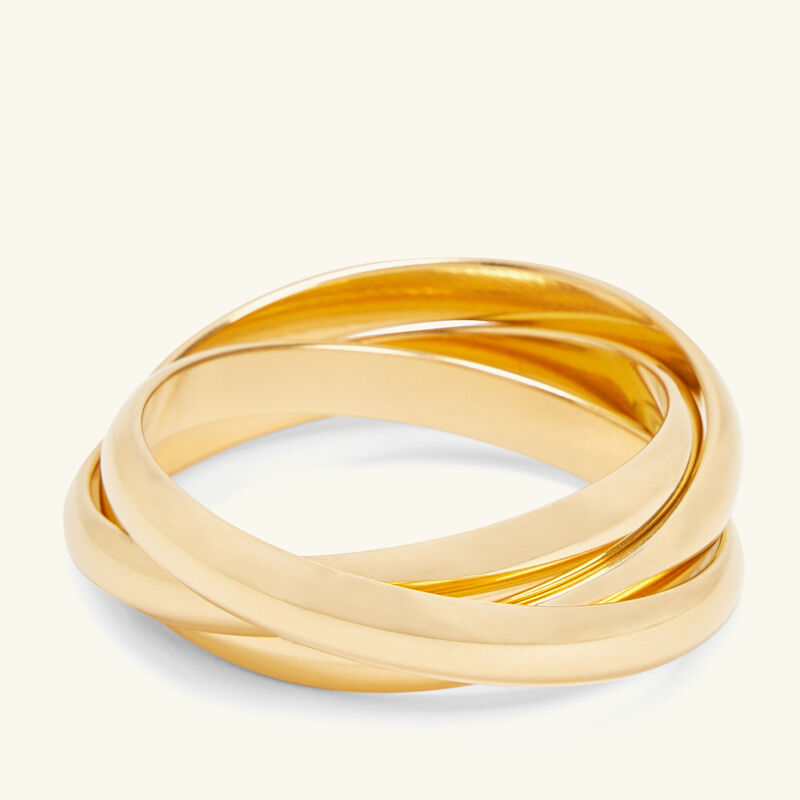 l objet napkin ring gold set of 4