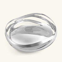 georg jensen cobra bread   fruits plate round clear