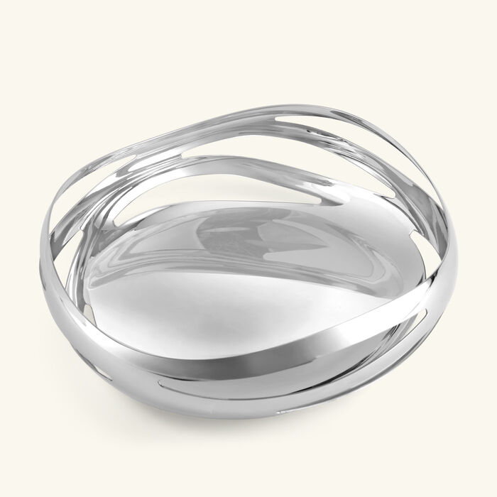 georg jensen cobra bread   fruits plate round clear