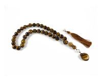 Masbaha Aventurine, Dalmatian Jasper, Rock-Crystal, Black Agate, Amber, Agate. Masbaha Aventurine, Dalmatian Jasper, Rock-Crystal, Black Agate, Amber, Agate., small