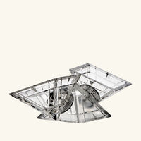 mario cioni c crystal pyramidion centerpiece clear