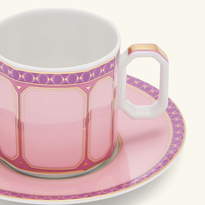 rosenthal signum rose coffee cup saucer pink