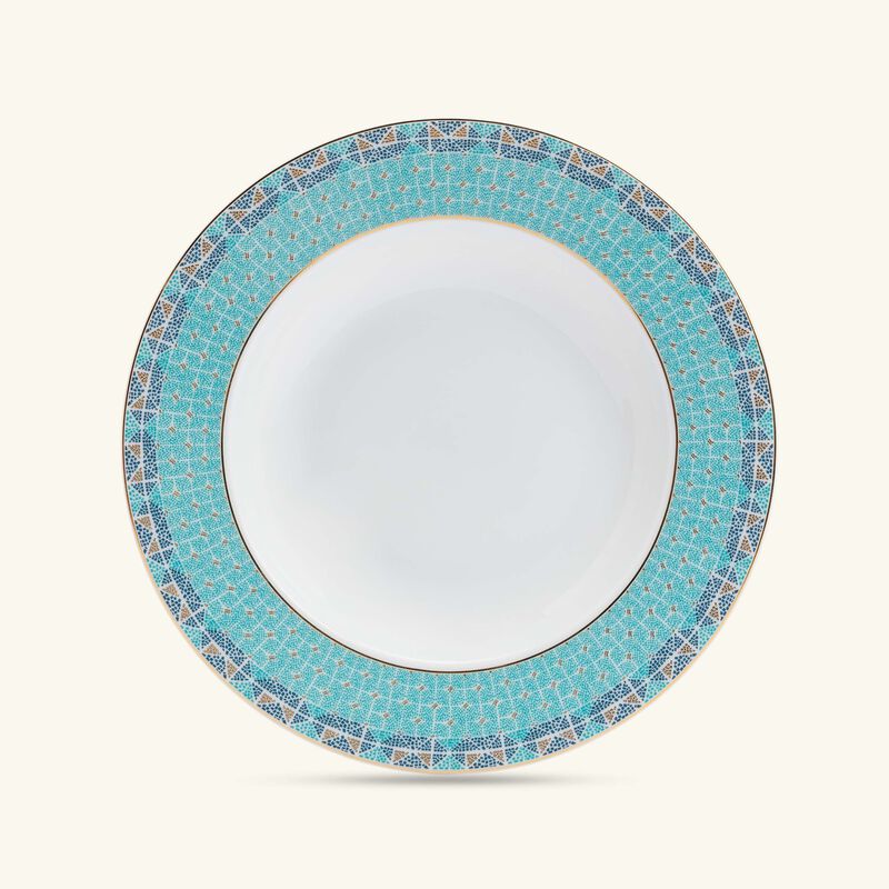 haviland portofino soup plate blue 23cm