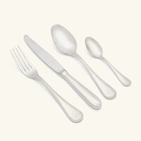 كريستوفل طقم بيرل مؤلف من 48 من الفضيات مع صندوقه الخاص باللون الفضي