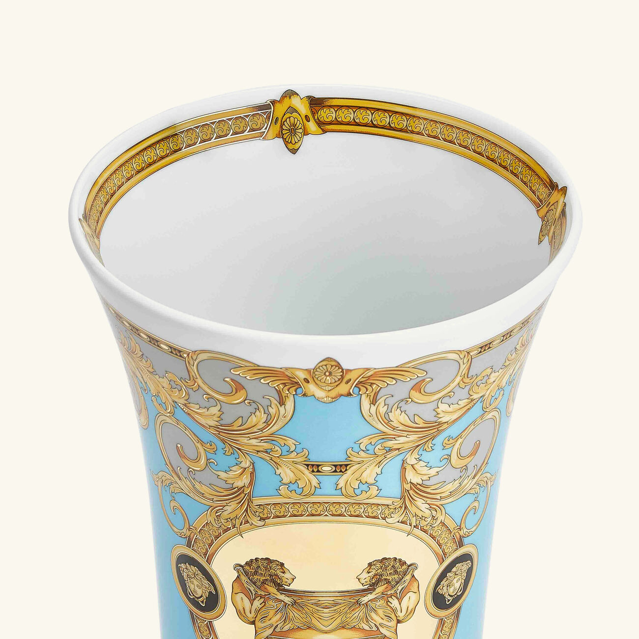 versace prestige gala bleu vase medium blue