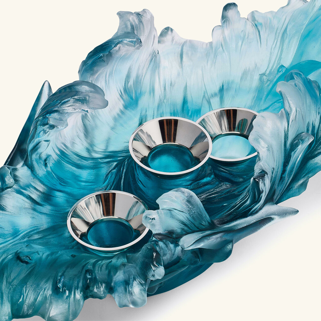 daum maya candelabra blue