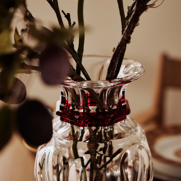 baccarat harcourt vase medium clear