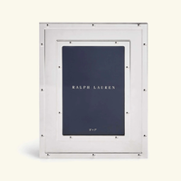 ralph lauren home bleecker picture frame silver 12x17cm