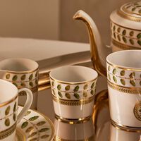 bernardaud constance tea set green