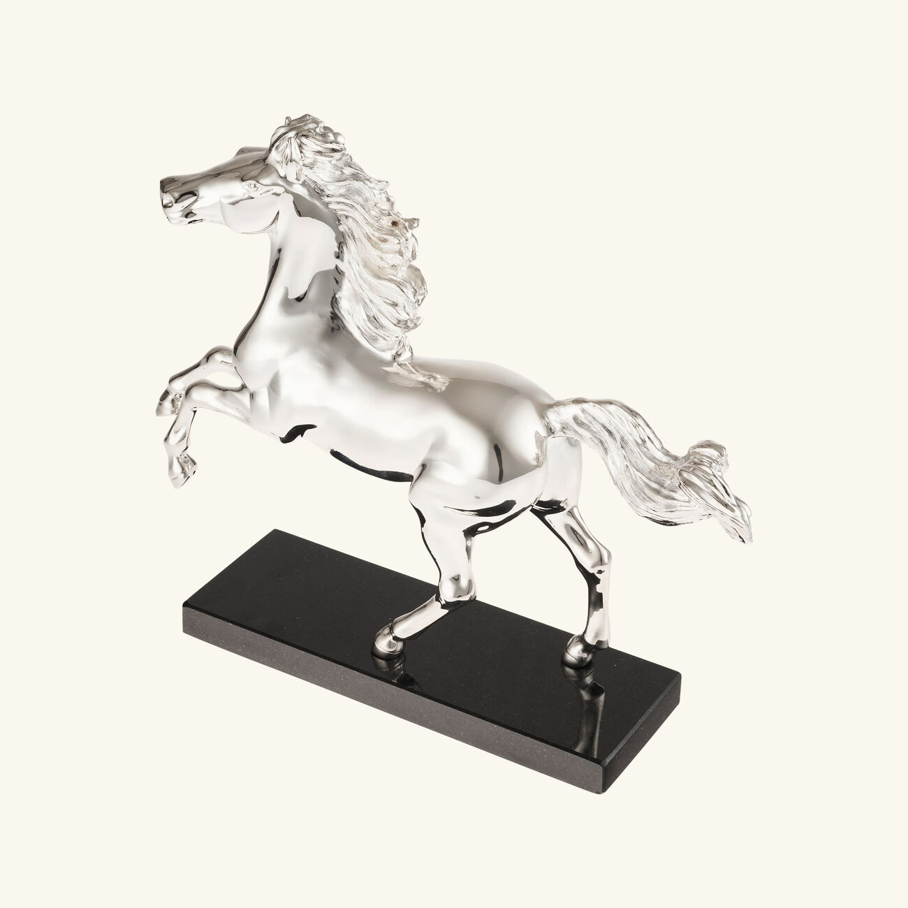 Lunar New Year Horse Sculpture Silver Plated christofle lunar new year horse sculpture silver plated