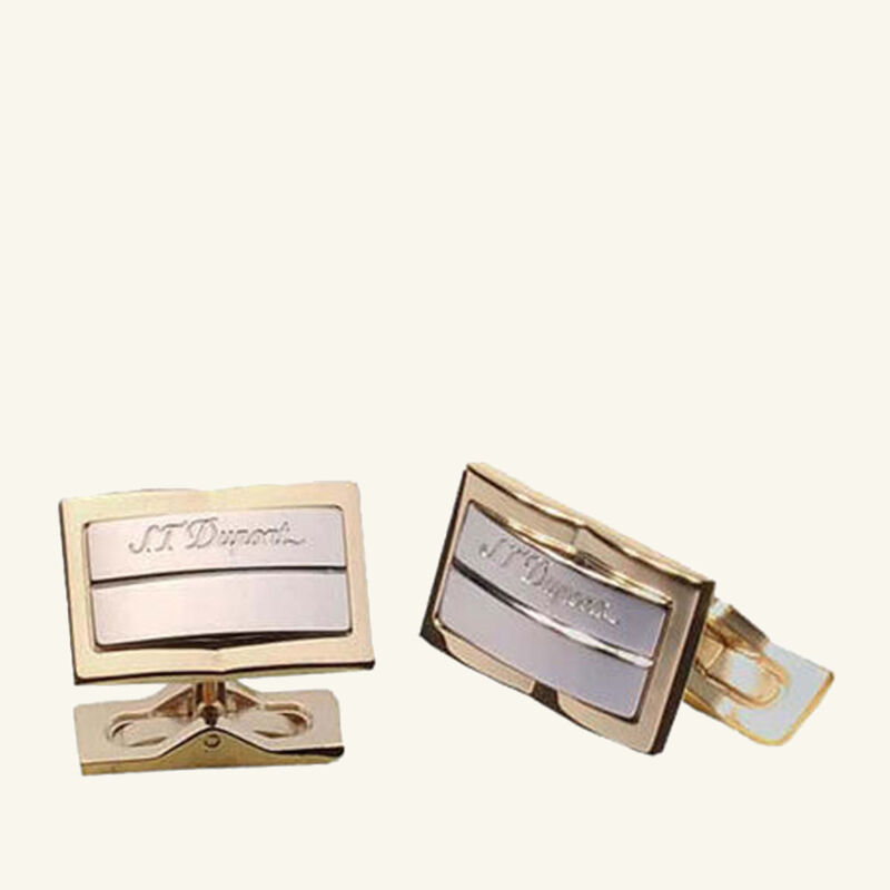 st dupont gatsby cufflinks gold