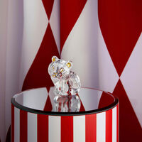 baccarat minimals tiger figurine mini clear