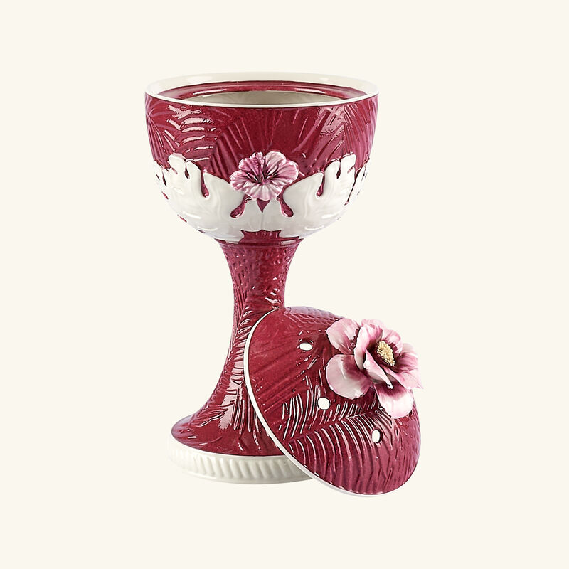 villari acapulco incense burner maroon