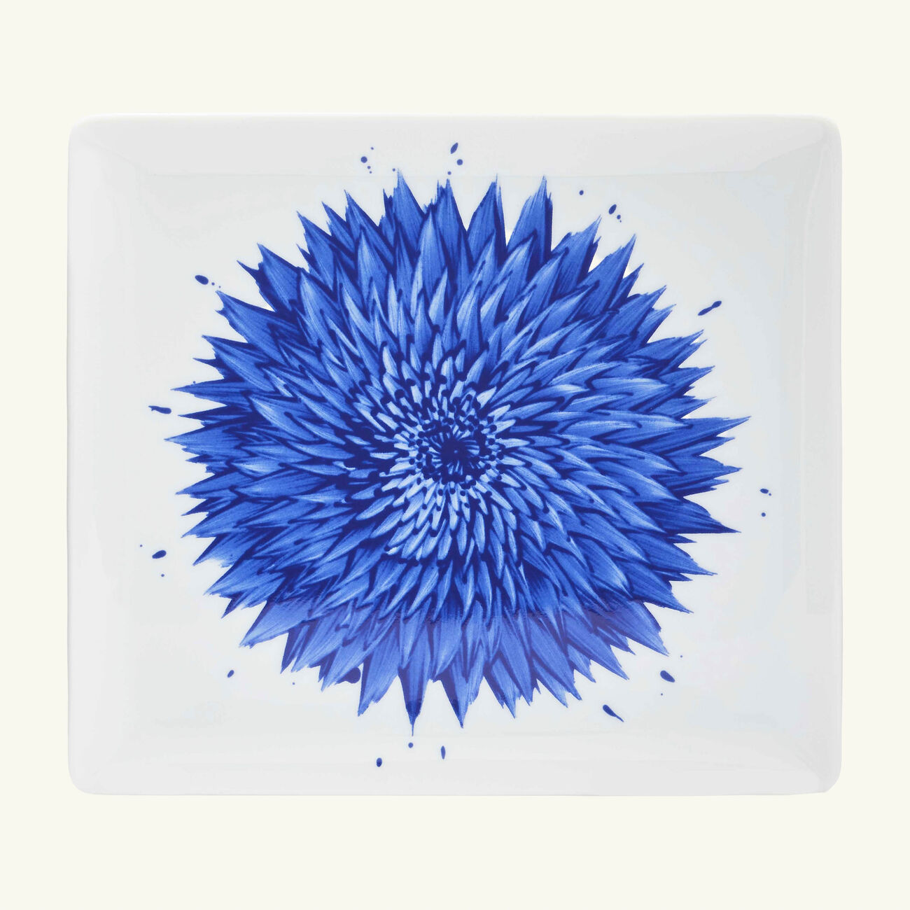 In Bloom Tray Blue bernardaud in bloom tray blue