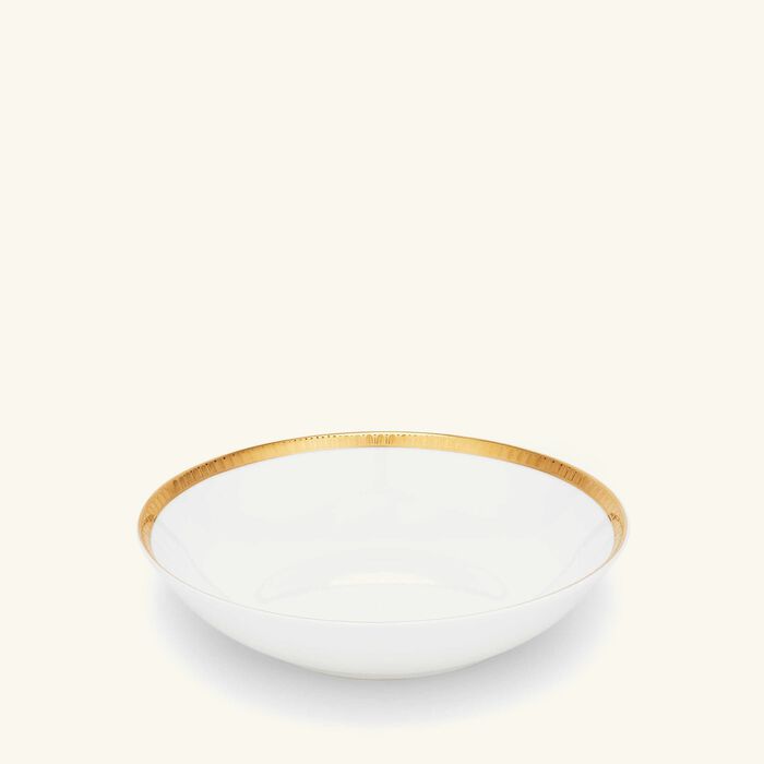 christofle malmaison soup bowl gold 19cm