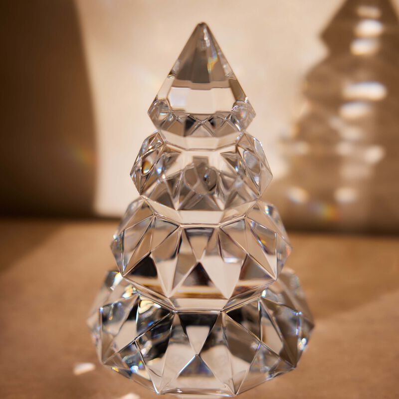 باكارا قطعة الزينة نويل لوكسر بحجم صغير باللون الشفاف