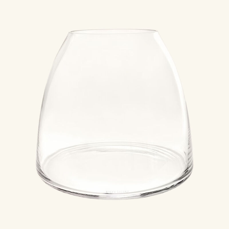 ralph lauren home sloane vase round small clear
