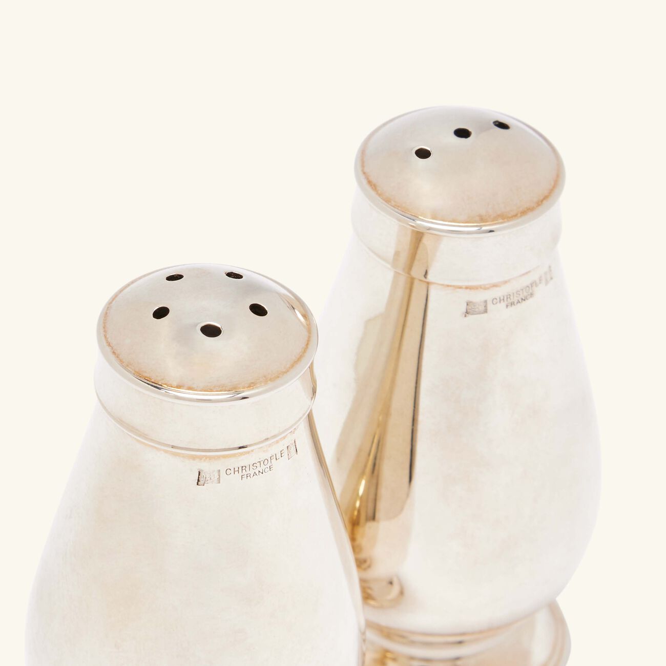 christofle albi salt pepper shakers silver plated