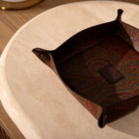 etro arnica decorative tray square brown 15cm